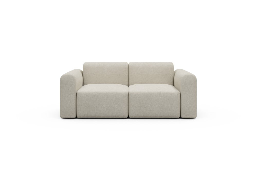 Rund Modular Sofa - Configurations 1 - A2L - 194 x 97 cm - 2 Seater - 584 Argus Natural