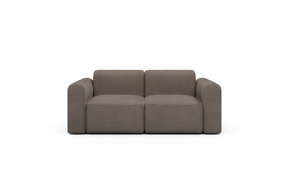Rund Modular Sofa - Configurations 1 - A2L - 194 x 97 cm - 2 Seater - 596 Corduroy Mocha