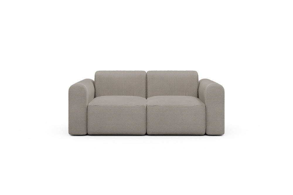 Rund Modular Sofa - Configurations 1 - A2L - 194 x 97 cm - 2 Seater - 603 Corduroy Beige