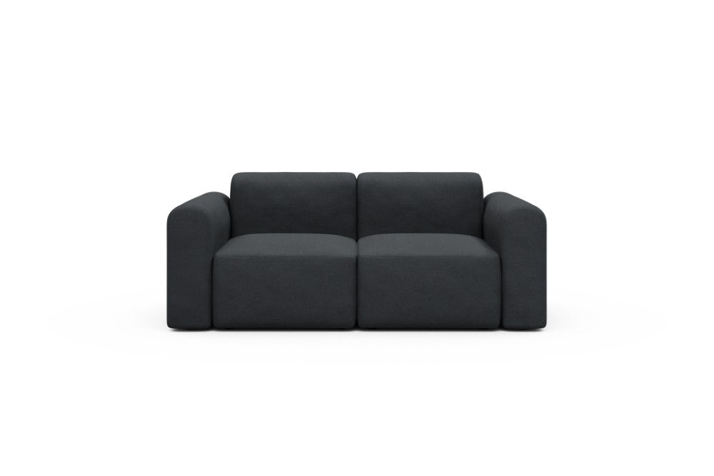 Rund Modular Sofa - Configurations 1 - A2L - 194 x 97 cm - 2 Seater - 766 Cura Anthracite