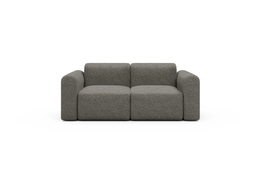 Rund Modular Sofa - Configurations 1 - A2L - 194 x 97 cm - 2 Seater - 771 Carreno Sepia Brown