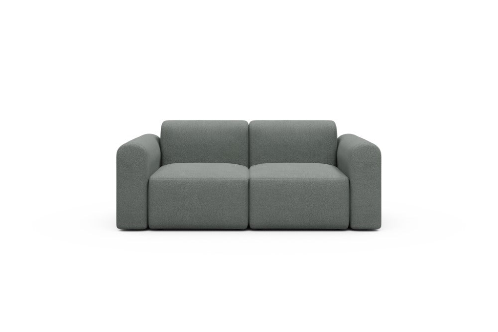 Rund Modular Sofa - Configurations 1 - A2L - 194 x 97 cm - 2 Seater - 853 Mahoga Dove Grey