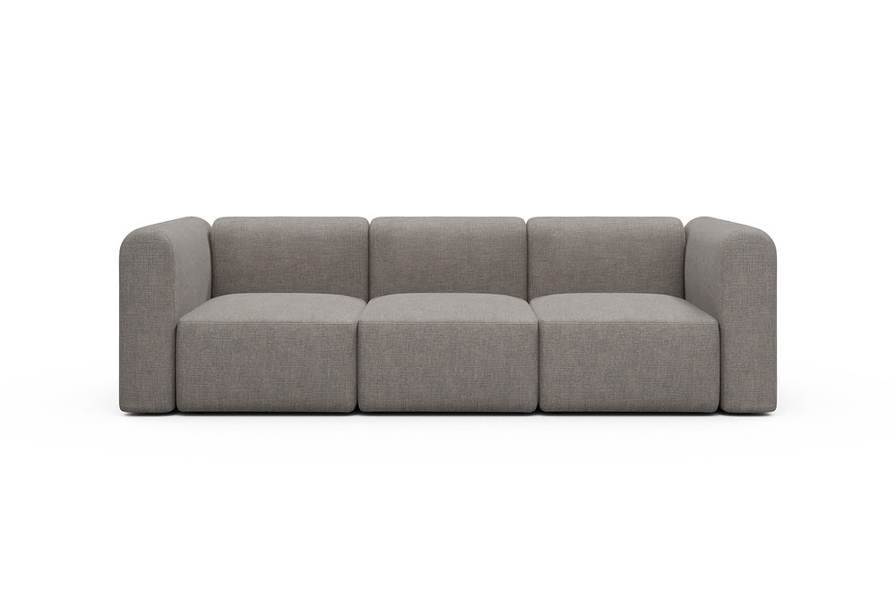 Rund Modular Sofa - Configurations 1 - A3H - 266 x 97 cm - 3 Seater - 418 Esina Truffle