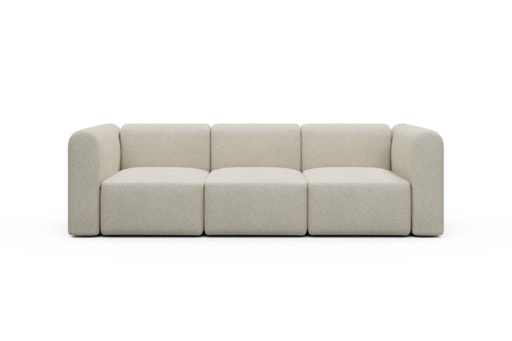 Rund Modular Sofa - Configurations 1 - A3H - 266 x 97 cm - 3 Seater - 584 Argus Natural