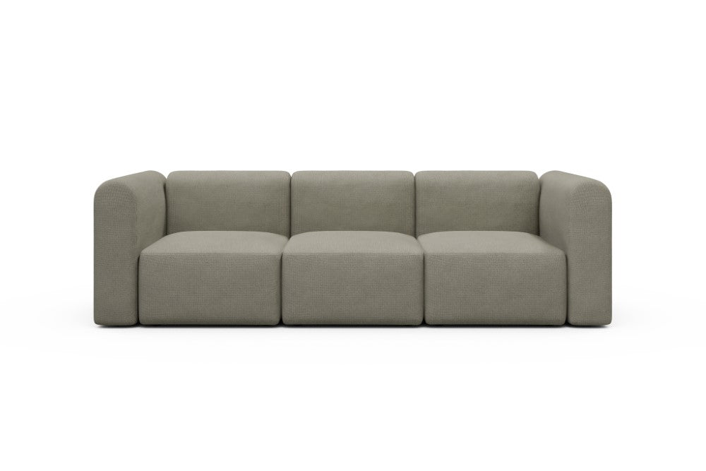 Rund Modular Sofa - Configurations 1 - A3H - 266 x 97 cm - 3 Seater - 765 Cura Oat