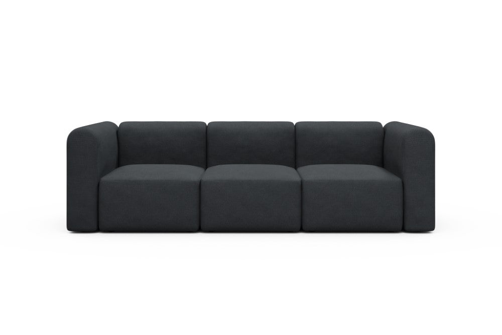 Rund Modular Sofa - Configurations 1 - A3H - 266 x 97 cm - 3 Seater - 766 Cura Anthracite