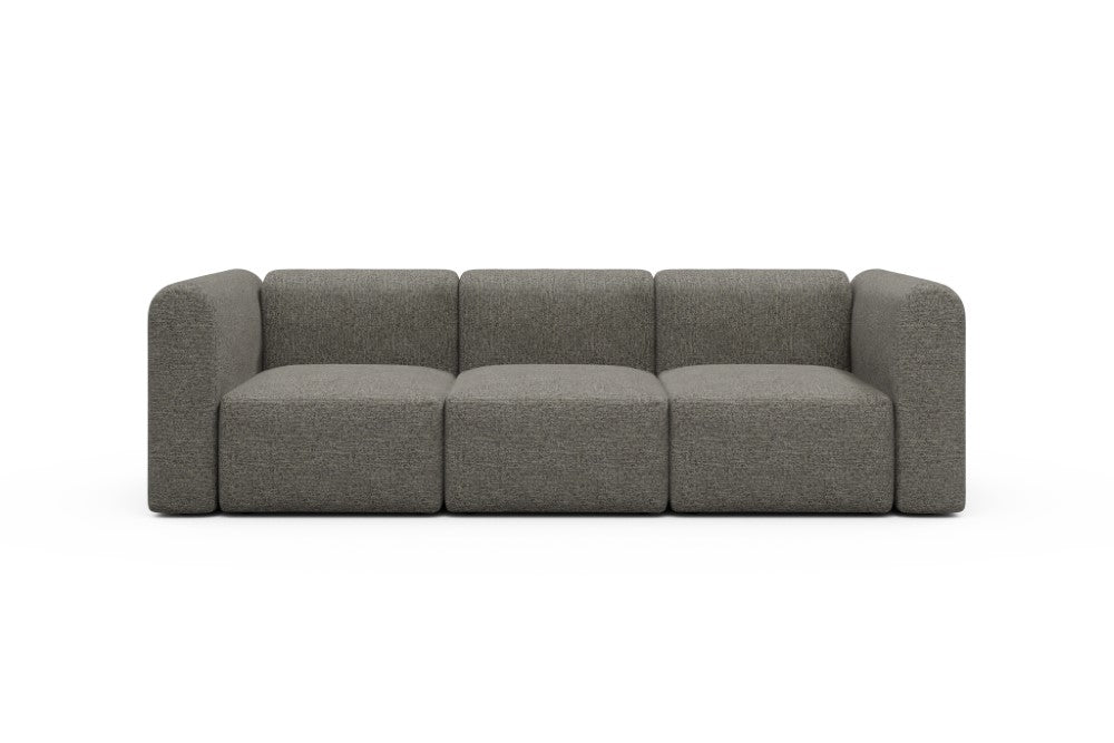 Rund Modular Sofa - Configurations 1 - A3H - 266 x 97 cm - 3 Seater - 771 Carreno Sepia Brown