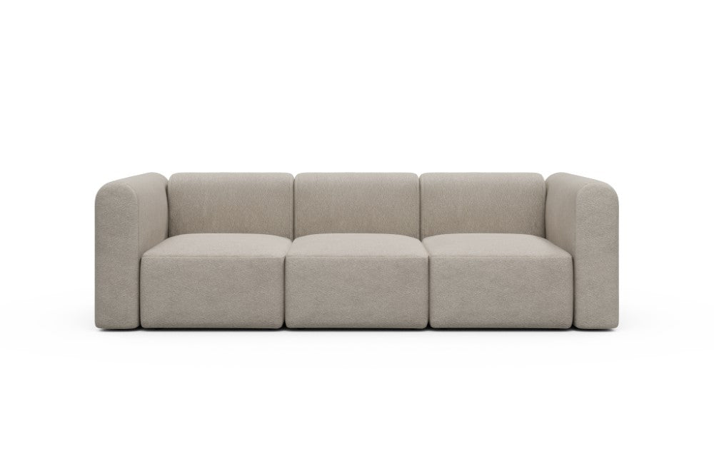 Rund Modular Sofa - Configurations 1 - A3H - 266 x 97 cm - 3 Seater - 816 Aivi Lace Beige