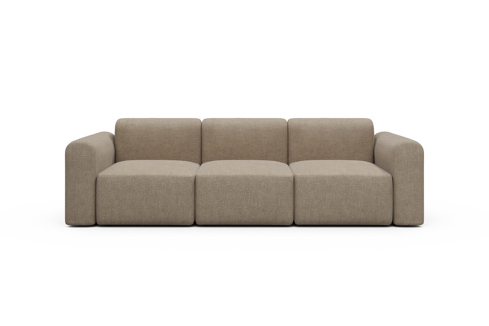 Rund Modular Sofa - Configurations 1 - A3L - 266 x 97 cm - 3 Seater - 417 Esina Mocha
