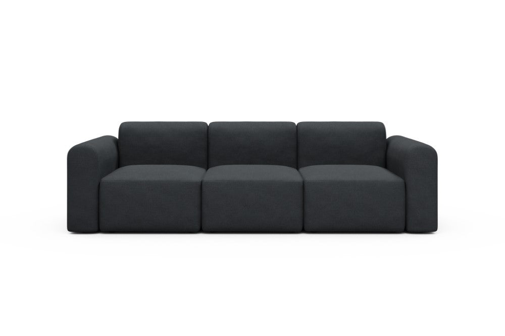 Rund Modular Sofa - Configurations 1 - A3L - 266 x 97 cm - 3 Seater - 766 Cura Anthracite