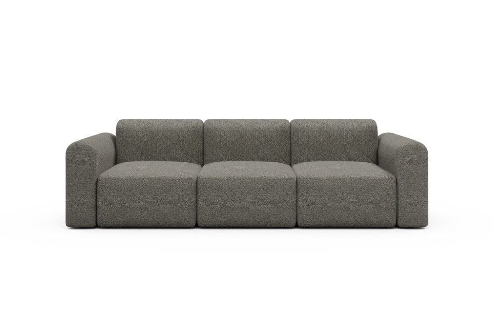 Rund Modular Sofa - Configurations 1 - A3L - 266 x 97 cm - 3 Seater - 771 Carreno Sepia Brown