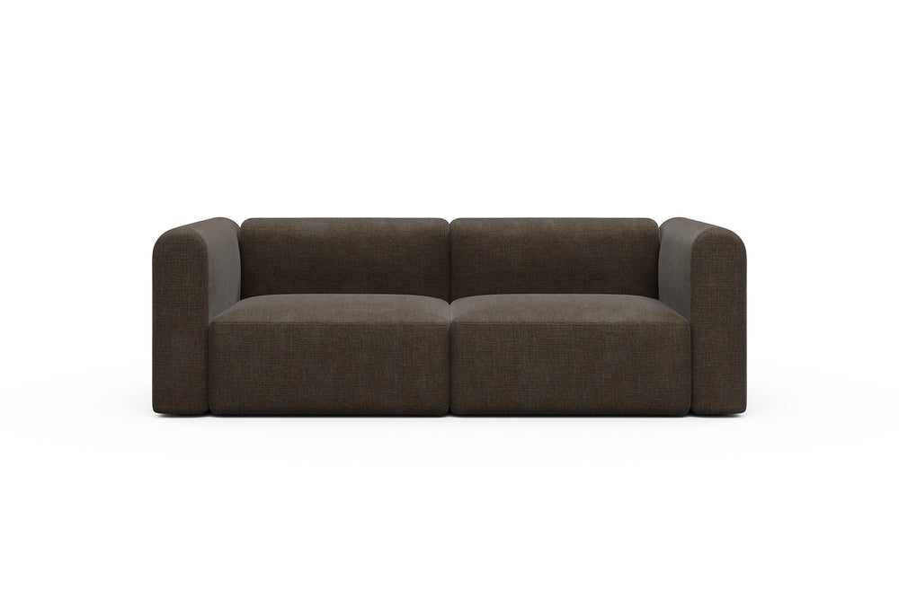 Rund Modular Sofa - Configurations 1 - B2H - 240 x 97 cm - 2,5 Seater - 411 Esina Cedar Brown