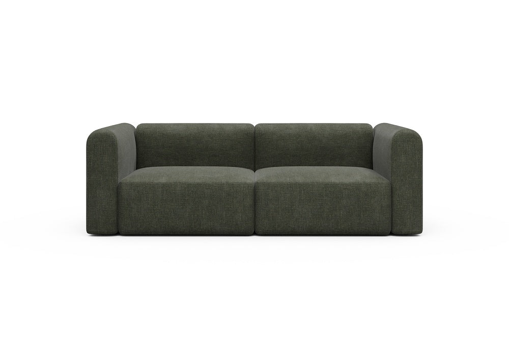Rund Modular Sofa - Configurations 1 - B2H - 240 x 97 cm - 2,5 Seater - 413 Esina Olive Green