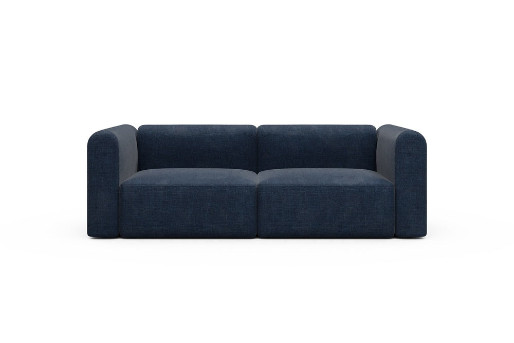 Rund Modular Sofa - Configurations 1 - B2H - 240 x 97 cm - 2,5 Seater - 414 Esina Indigo Blue
