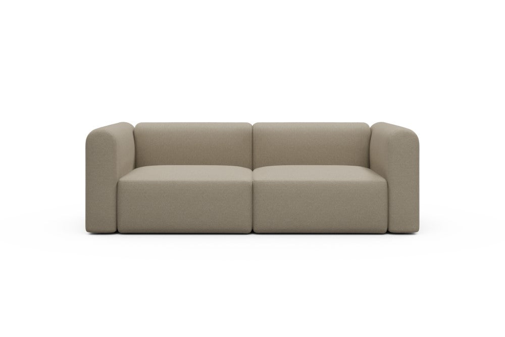 Rund Modular Sofa - Configurations 1 - B2H - 240 x 97 cm - 2,5 Seater - 445 Satya Natural Biege
