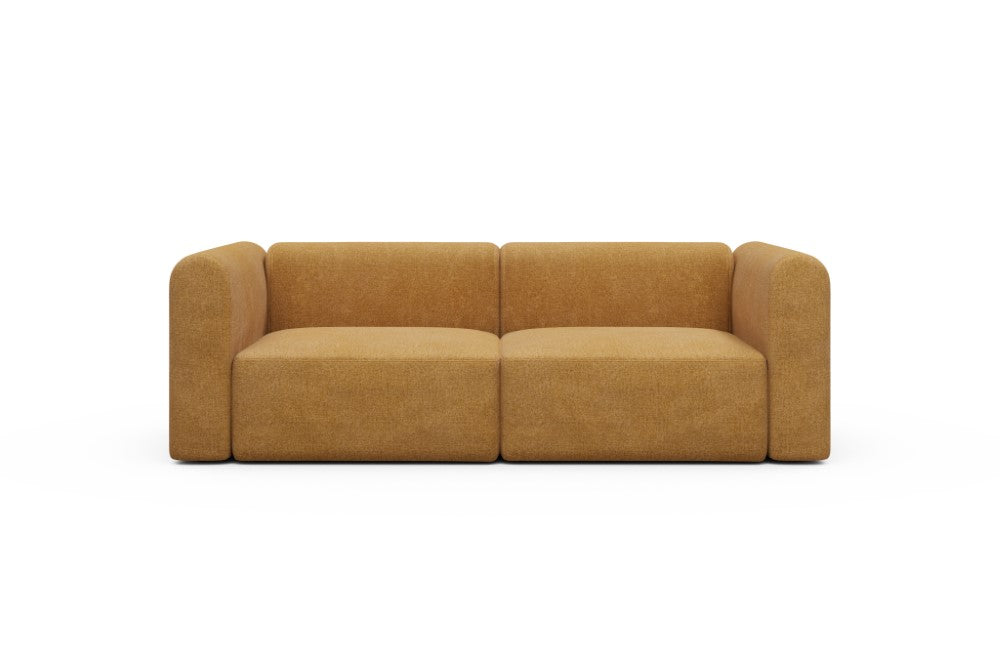 Rund Modular Sofa - Configurations 1 - B2H - 240 x 97 cm - 2,5 Seater - 497 Casone Warm Yellow