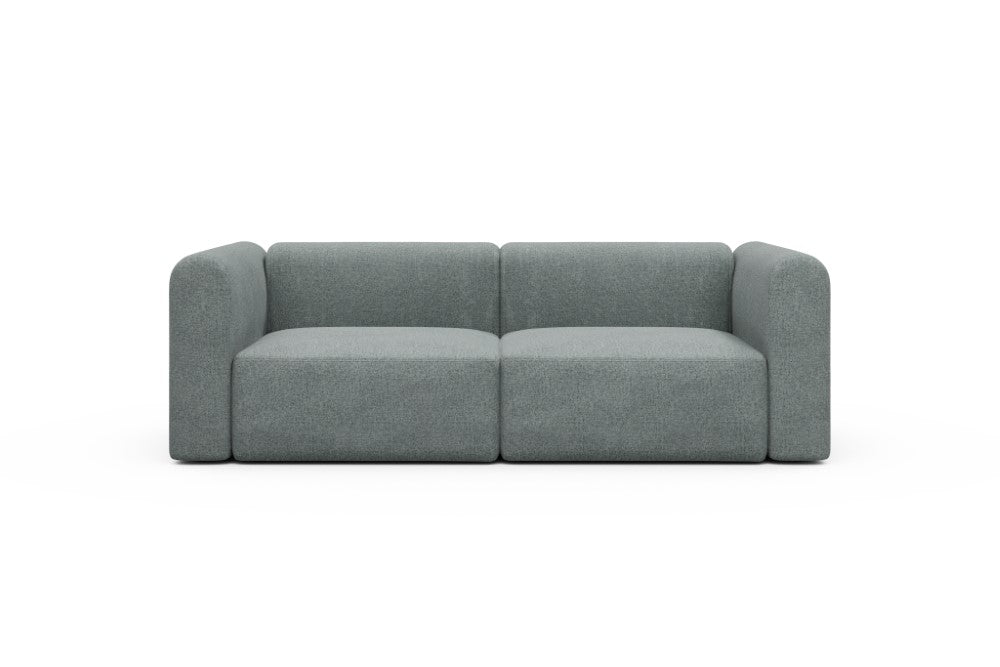 Rund Modular Sofa - Configurations 1 - B2H - 240 x 97 cm - 2,5 Seater - 499 Casone Light mixed Green