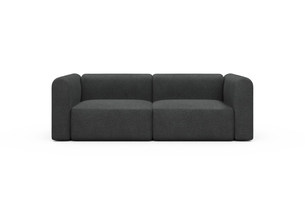 Rund Modular Sofa - Configurations 1 - B2H - 240 x 97 cm - 2,5 Seater - 529 Bouclé Charcoal