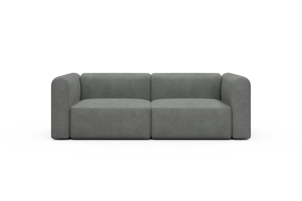 Rund Modular Sofa - Configurations 1 - B2H - 240 x 97 cm - 2,5 Seater - 533 Bouclé Ash Grey