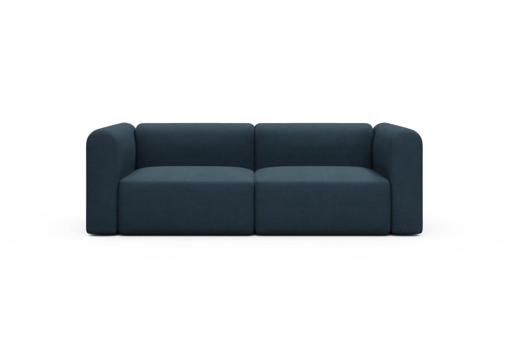 Rund Modular Sofa - Configurations 1 - B2H - 240 x 97 cm - 2,5 Seater - 580 Argus Navy Blue