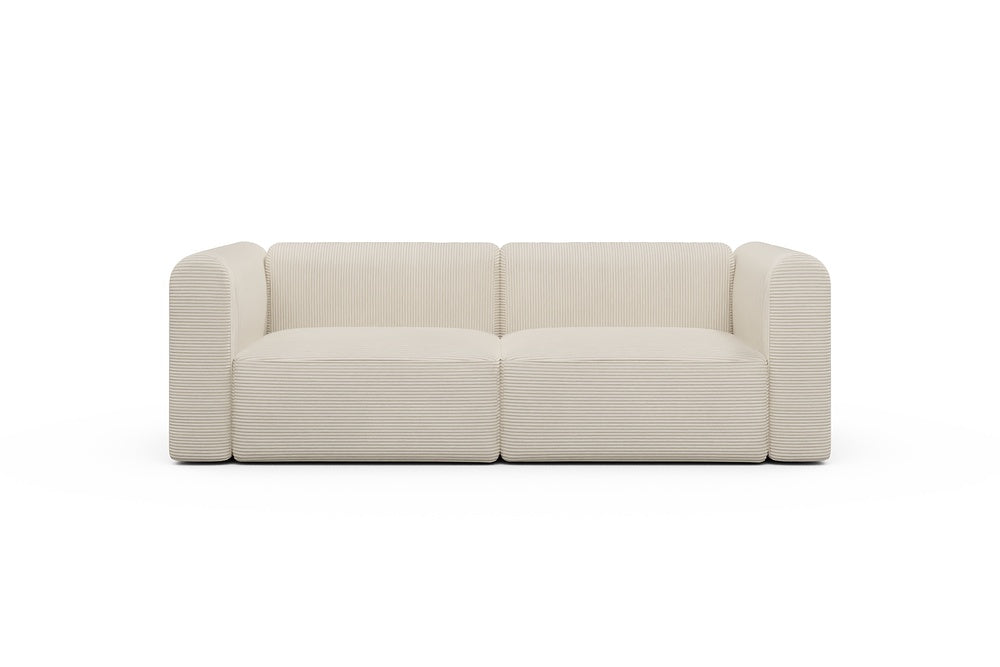 Rund Modular Sofa - Configurations 1 - B2H - 240 x 97 cm - 2,5 Seater - 594 Corduroy Ivory
