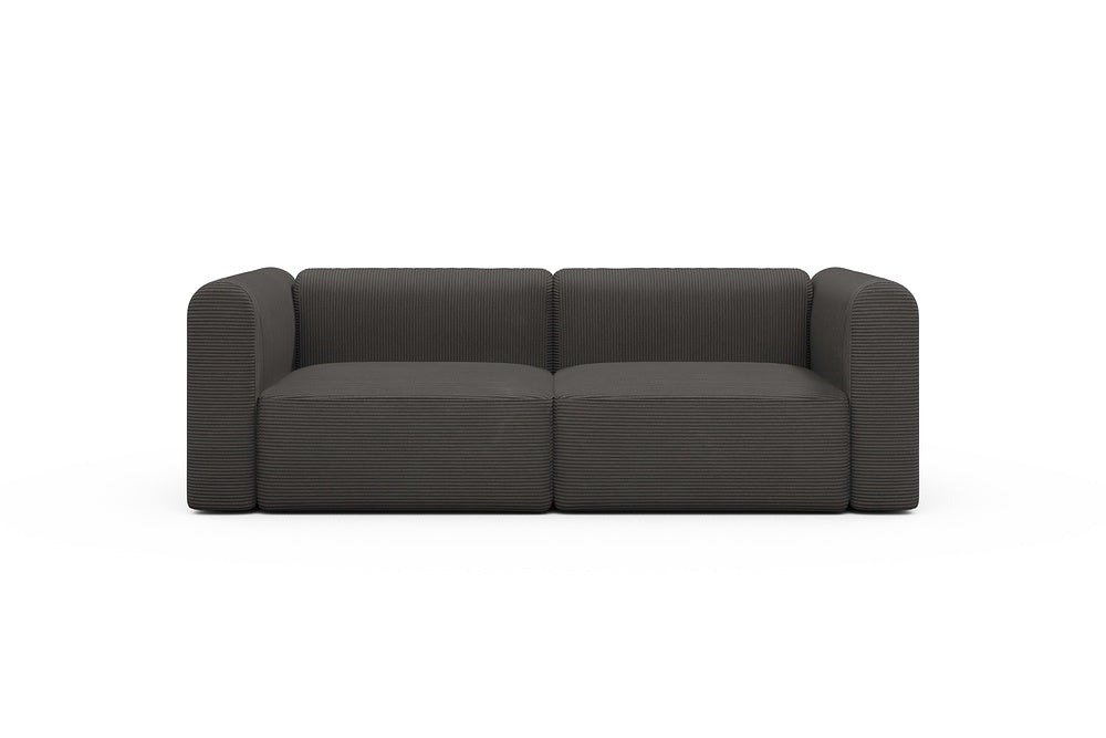 Rund Modular Sofa - Configurations 1 - B2H - 240 x 97 cm - 2,5 Seater - 597 Corduroy Charcoal