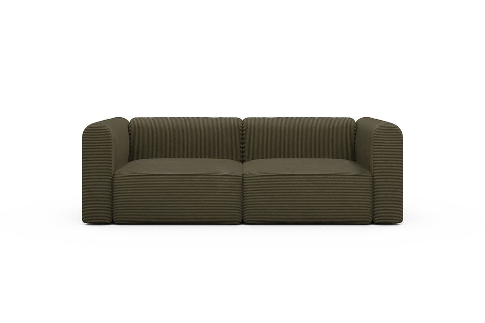 Rund Modular Sofa - Configurations 1 - B2H - 240 x 97 cm - 2,5 Seater - 599 Corduroy Olive