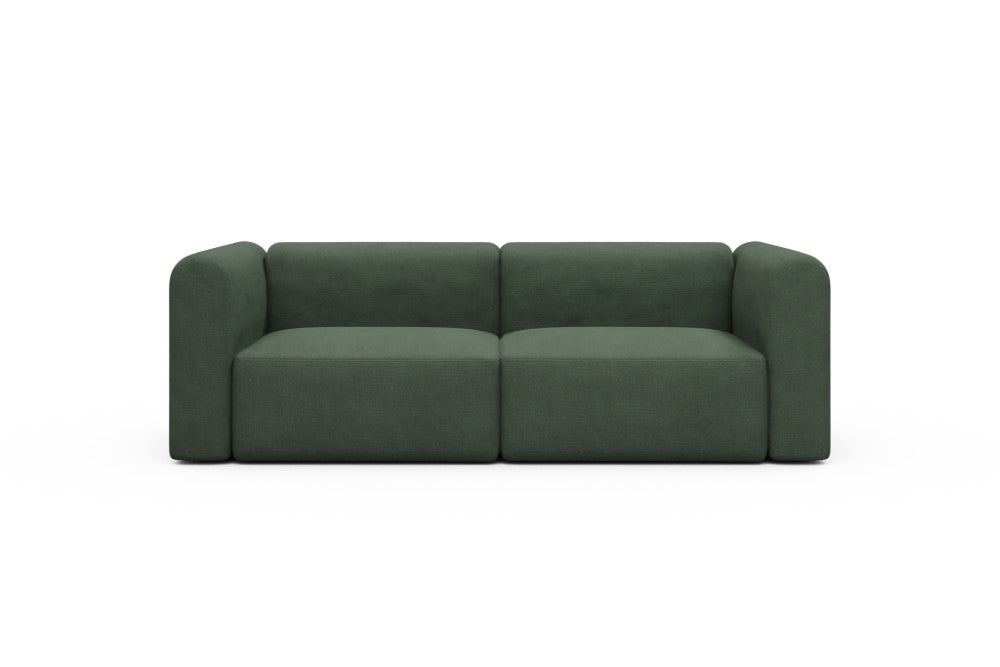 Rund Modular Sofa - Configurations 1 - B2H - 240 x 97 cm - 2,5 Seater - 769 Cura Saga Green