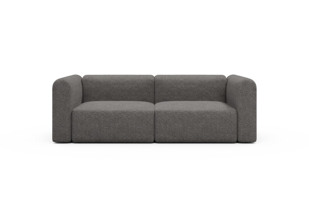 Rund Modular Sofa - Configurations 1 - B2H - 240 x 97 cm - 2,5 Seater - 772 Carreno Salt & Pepper
