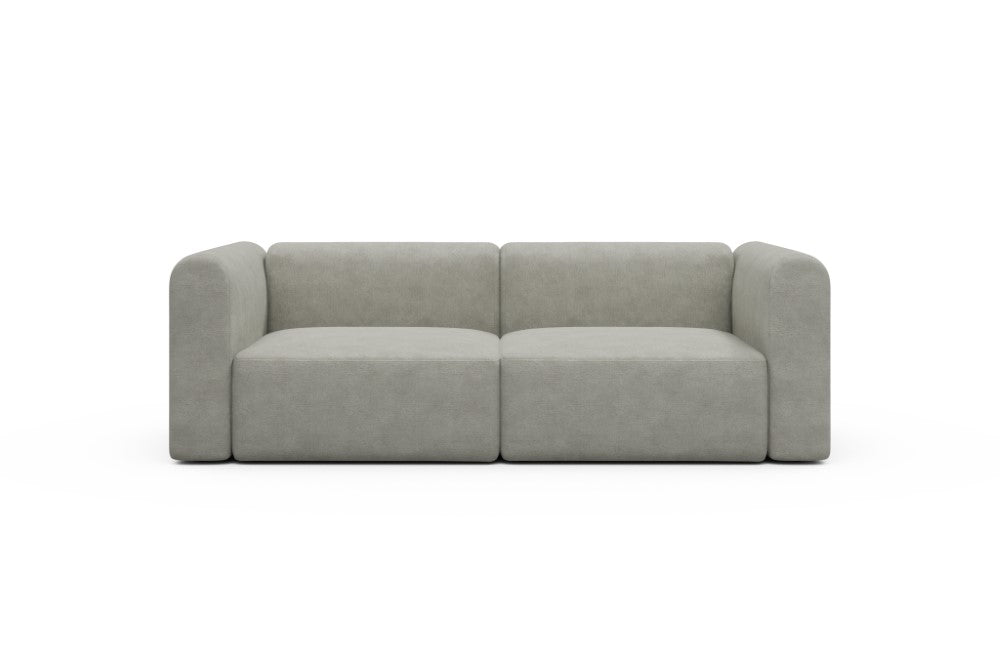 Rund Modular Sofa - Configurations 1 - B2H - 240 x 97 cm - 2,5 Seater - 773 Carreno Moon Stone White