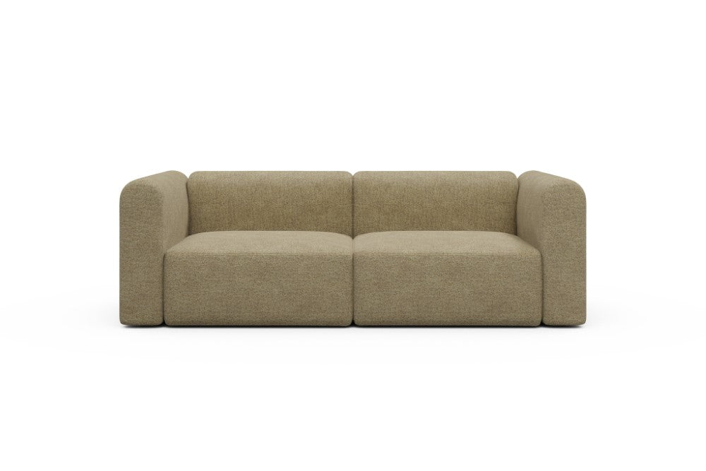 Rund Modular Sofa - Configurations 1 - B2H - 240 x 97 cm - 2,5 Seater - 774 Carreno Sicilian Yellow