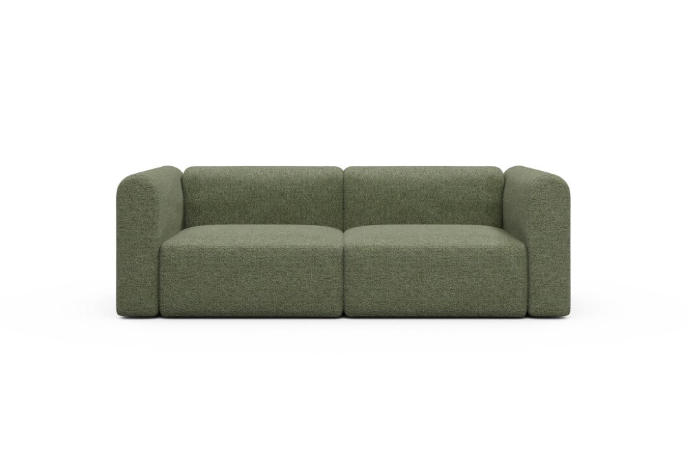 Rund Modular Sofa - Configurations 1 - B2H - 240 x 97 cm - 2,5 Seater - 775 Carreno Vivid Green
