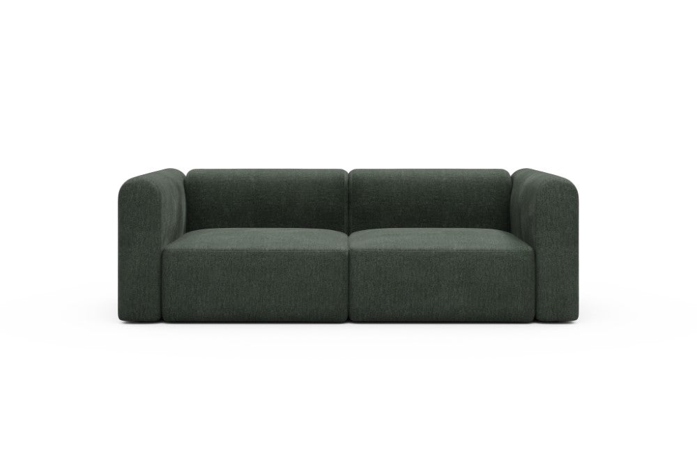 Rund Modular Sofa - Configurations 1 - B2H - 240 x 97 cm - 2,5 Seater - 818 Aivi Pine Green
