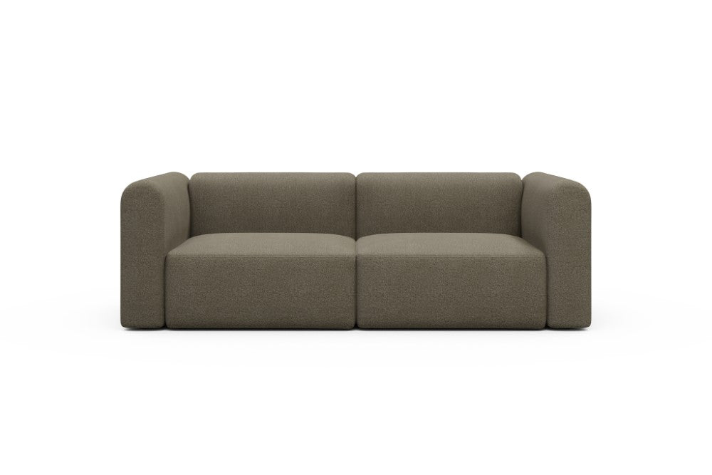 Rund Modular Sofa - Configurations 1 - B2H - 240 x 97 cm - 2,5 Seater - 850 Mahoga Caramel Grey