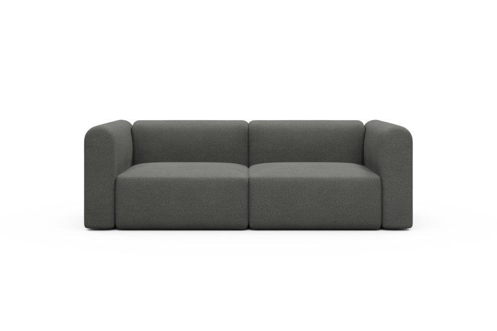 Rund Modular Sofa - Configurations 1 - B2H - 240 x 97 cm - 2,5 Seater - 852 Mahoga Seal Grey