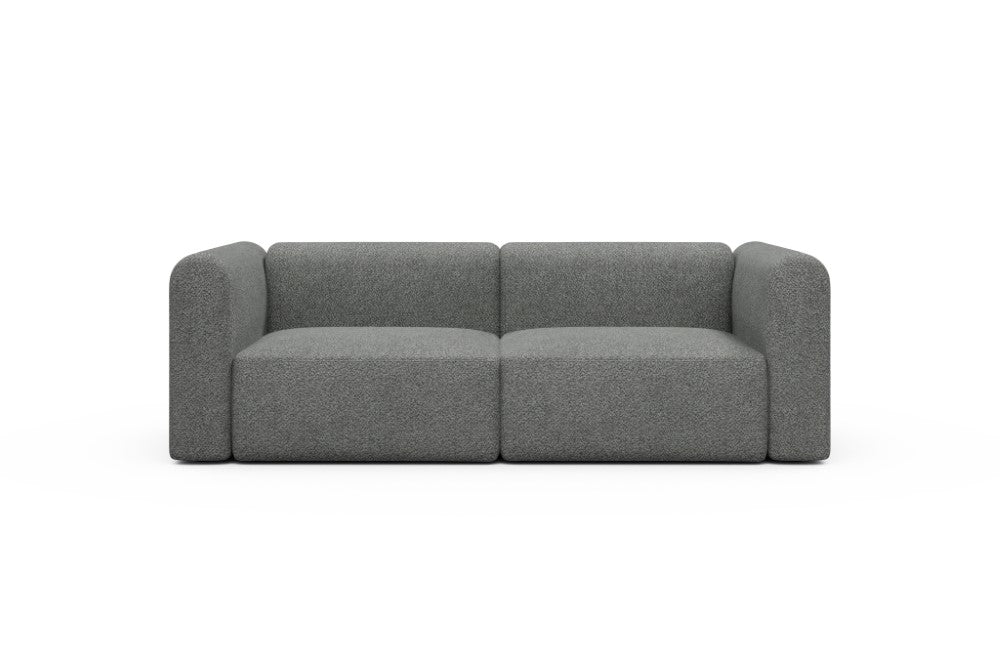 Rund Modular Sofa - Configurations 1 - B2H - 240 x 97 cm - 2,5 Seater - 868 Vanora Warm Grey