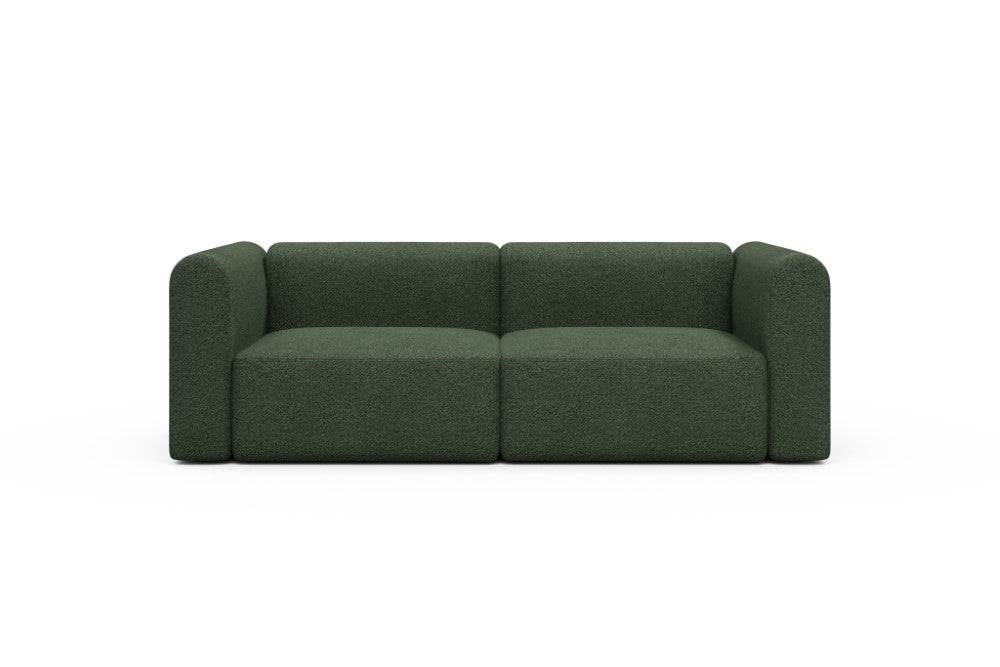 Rund Modular Sofa - Configurations 1 - B2H - 240 x 97 cm - 2,5 Seater - 869 Vanora Deep Green