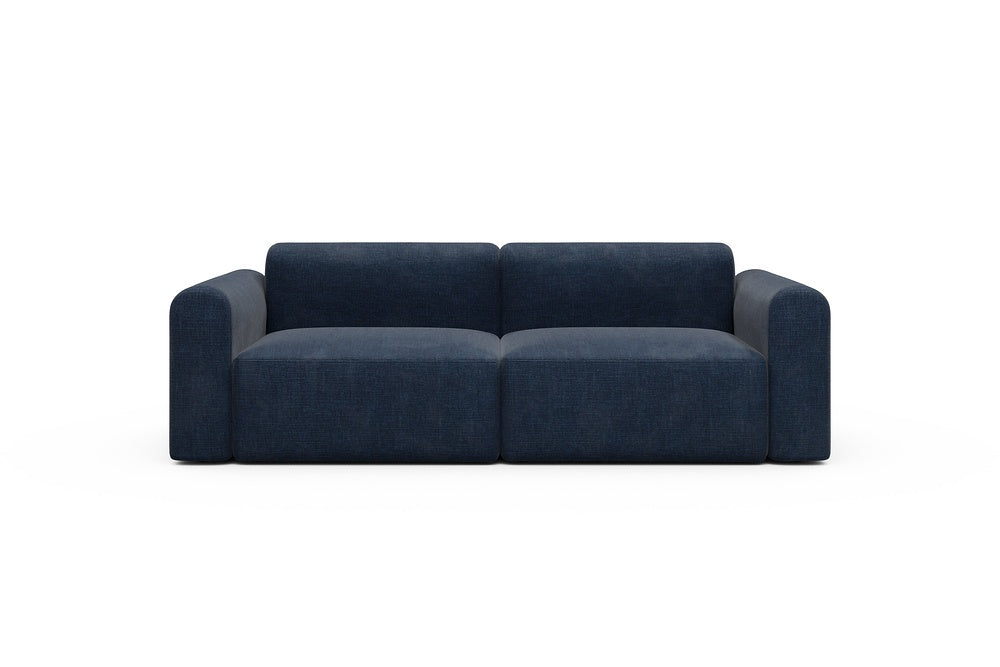 Rund Modular Sofa - Configurations 1 - B2L - 240 x 97 cm - 2,5 Seater - 414 Esina Indigo Blue