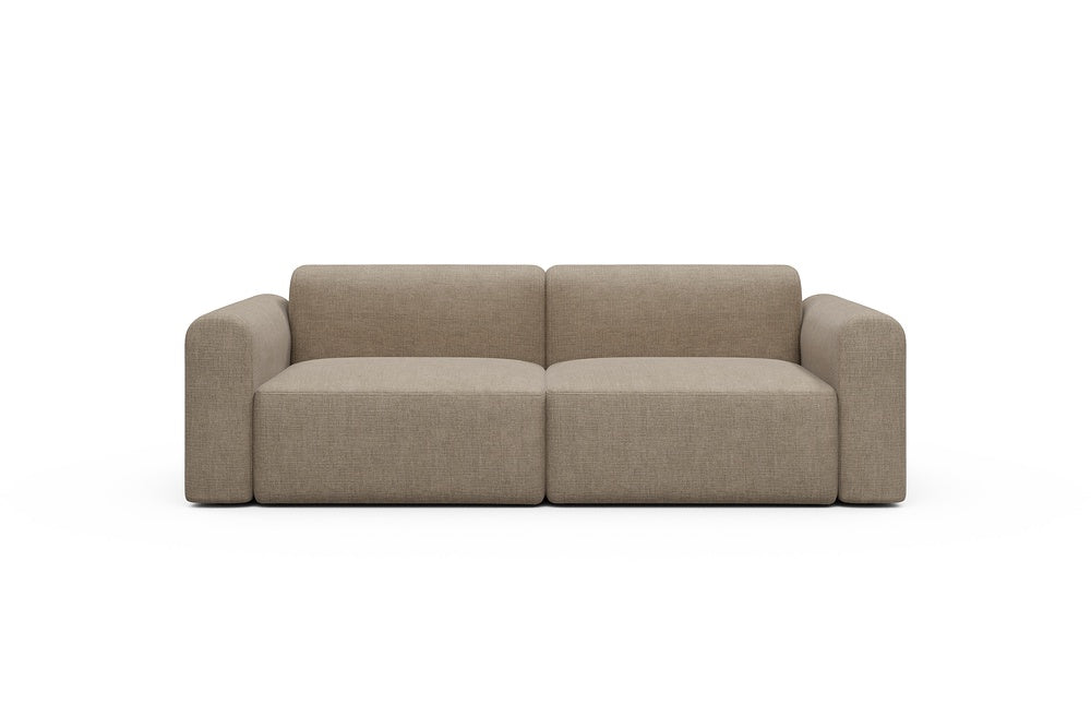 Rund Modular Sofa - Configurations 1 - B2L - 240 x 97 cm - 2,5 Seater - 417 Esina Mocha