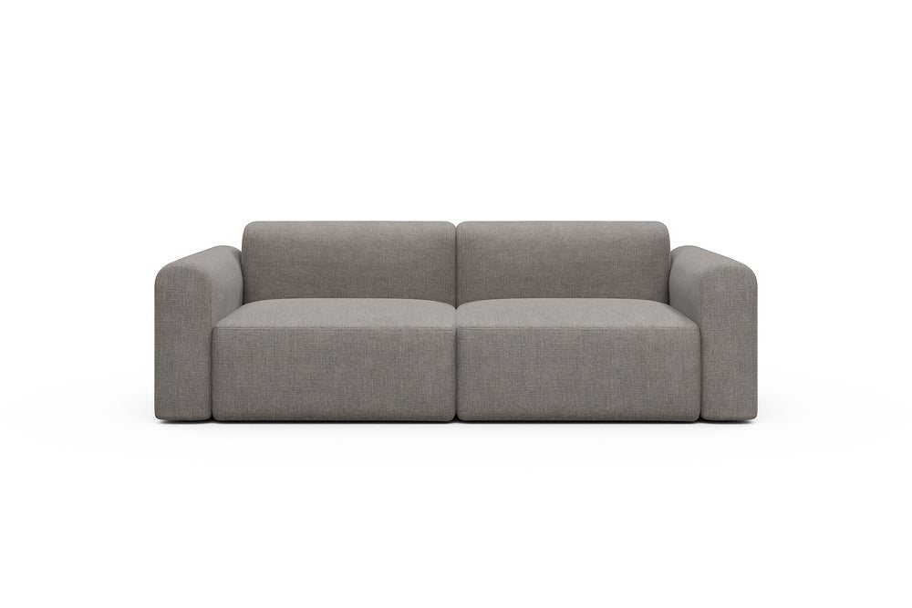 Rund Modular Sofa - Configurations 1 - B2L - 240 x 97 cm - 2,5 Seater - 418 Esina Truffle