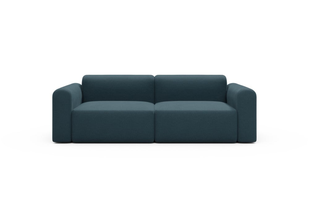Rund Modular Sofa - Configurations 1 - B2L - 240 x 97 cm - 2,5 Seater - 443 Satya Deep Blue