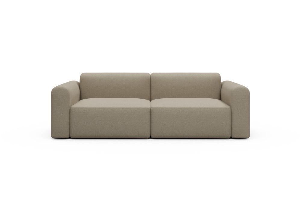 Rund Modular Sofa - Configurations 1 - B2L - 240 x 97 cm - 2,5 Seater - 445 Satya Natural Biege