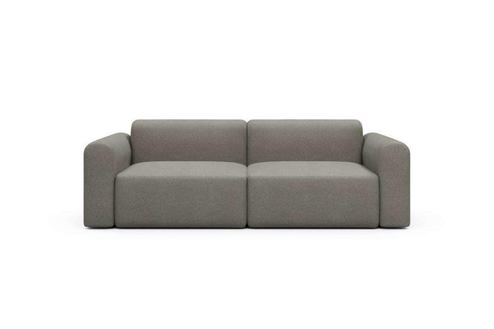 Rund Modular Sofa - Configurations 1 - B2L - 240 x 97 cm - 2,5 Seater - 486 Denari Warm Grey