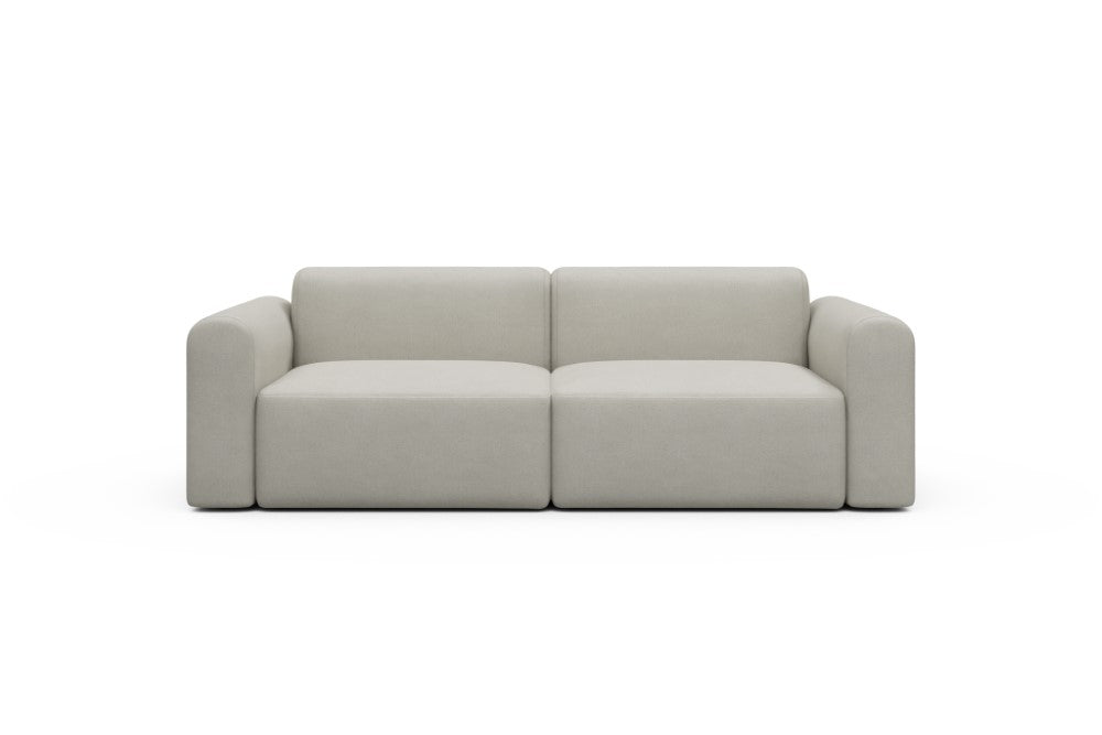 Rund Modular Sofa - Configurations 1 - B2L - 240 x 97 cm - 2,5 Seater - 487 Denari Clean Beige