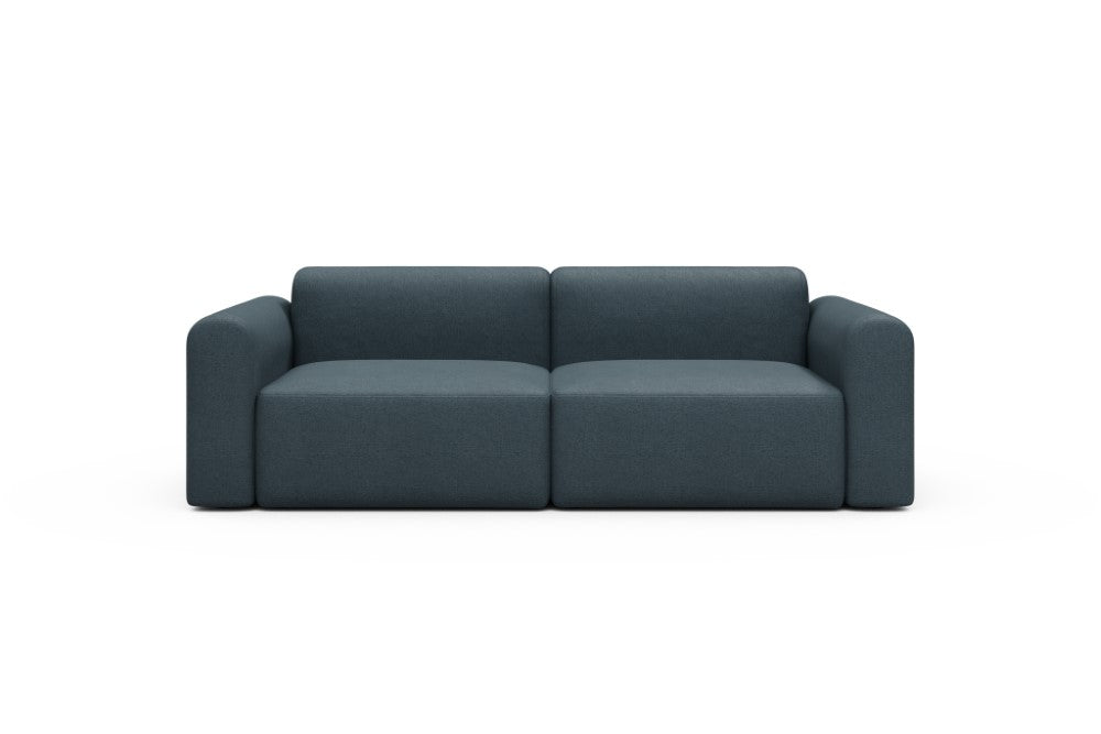 Rund Modular Sofa - Configurations 1 - B2L - 240 x 97 cm - 2,5 Seater - 489 Denari Royal Blue