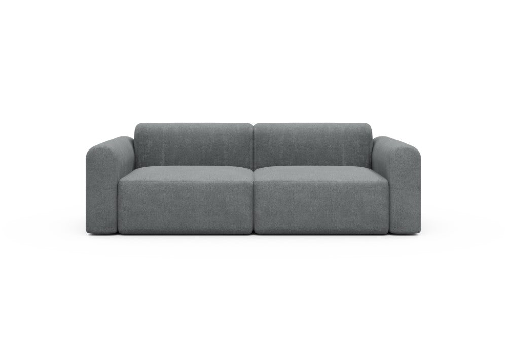 Rund Modular Sofa - Configurations 1 - B2L - 240 x 97 cm - 2,5 Seater - 495 Casone Gravel Grey