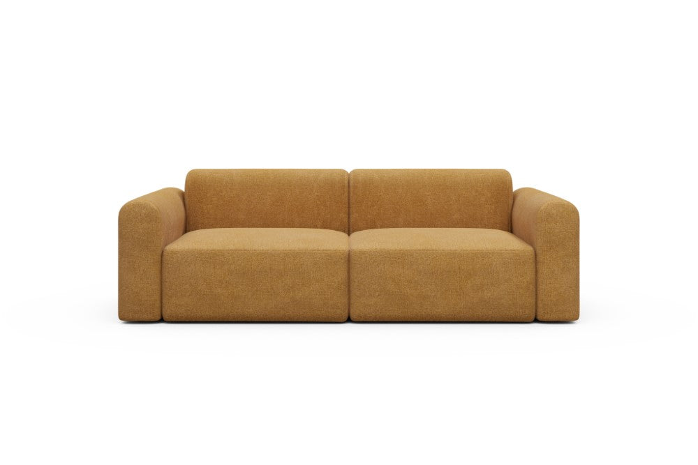 Rund Modular Sofa - Configurations 1 - B2L - 240 x 97 cm - 2,5 Seater - 497 Casone Warm Yellow