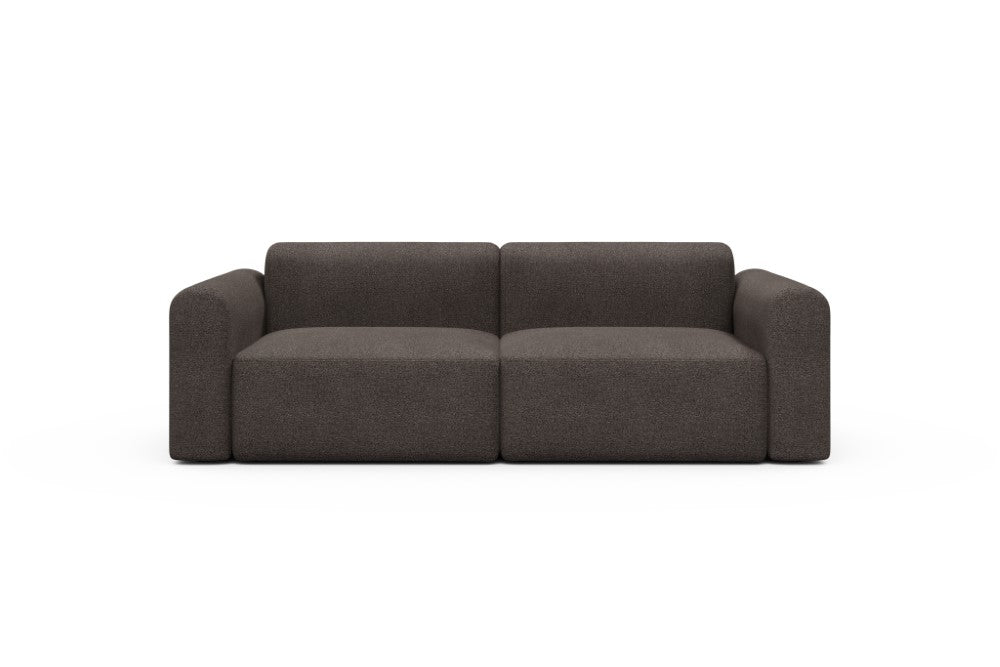 Rund Modular Sofa - Configurations 1 - B2L - 240 x 97 cm - 2,5 Seater - 530 Bouclé Taupe