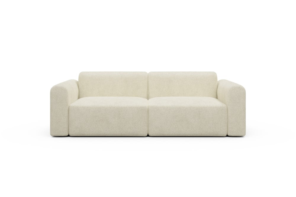 Rund Modular Sofa - Configurations 1 - B2L - 240 x 97 cm - 2,5 Seater - 531 Bouclé Off White