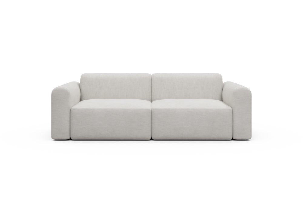 Rund Modular Sofa - Configurations 1 - B2L - 240 x 97 cm - 2,5 Seater - 574 Vivus Dusty Off White